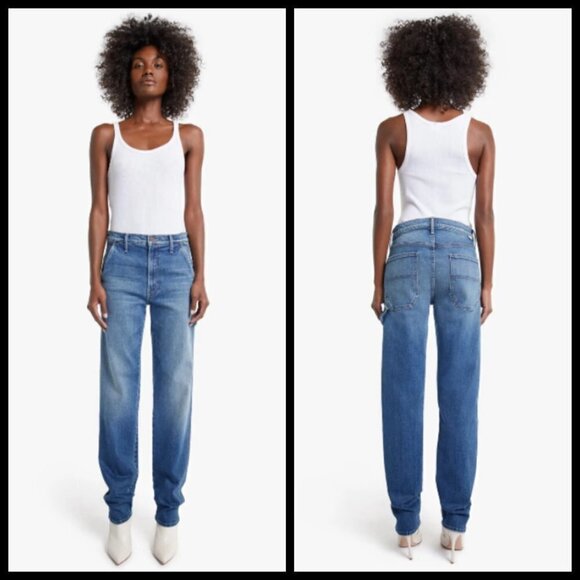 💕MOTHER💕 High Waisted Utility Jeans ~ So Long - Picture 5 of 16